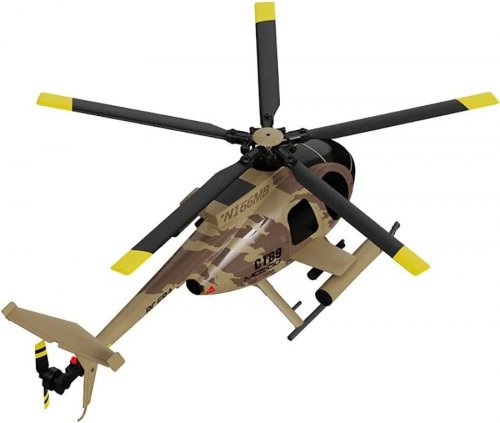 RC ERA RC ERA C189 MD500 2.4G 4CH UAV 1:28 Helicóptero RC sin barra de vuelo fija a una sola hoja