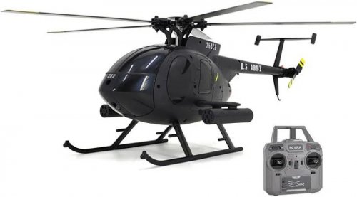 RC ERA RC ERA C189 MD500 2.4G 4CH UAV 1:28 Helicóptero RC sin barra de vuelo fija a una sola hoja