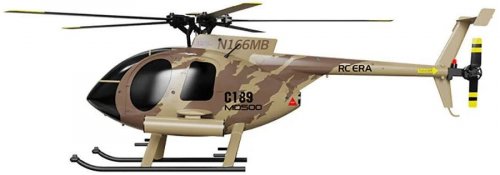 RC ERA RC ERA C189 MD500 2.4G 4CH UAV 1:28 Helicóptero RC sin barra de vuelo fija a una sola hoja