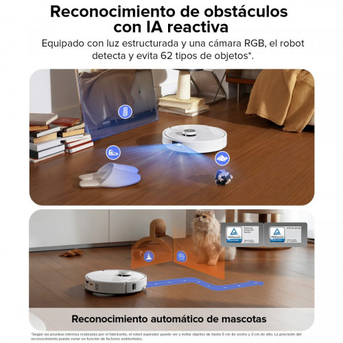 「Reacondicionado – 90 % como nuevo」Roborock Qrevo Edge Robot Aspirador y Fregasuelos con Estación Multifuncional 3.0