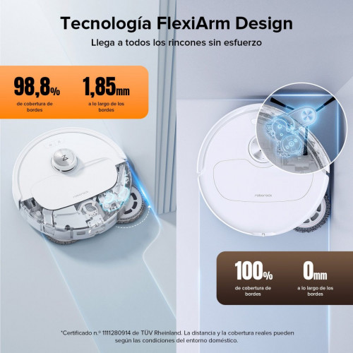 「Reacondicionado – 90 % como nuevo」Roborock Qrevo Master Robot Aspirador y Fregasuelos con Estación Multifuncional 3.0