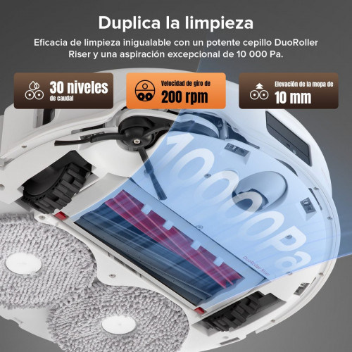 「Reacondicionado – 90 % como nuevo」Roborock Qrevo Master Robot Aspirador y Fregasuelos con Estación Multifuncional 3.0