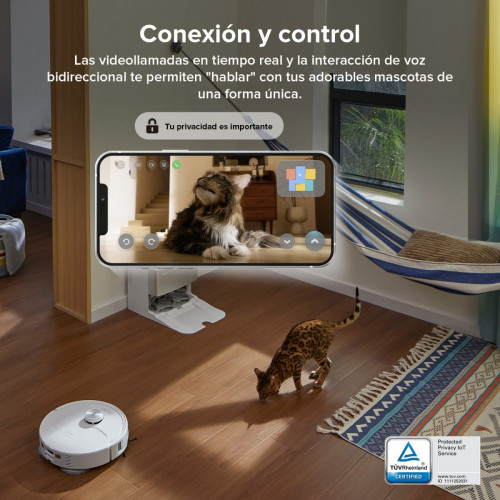 「Reacondicionado – 90 % como nuevo」Roborock Qrevo Master Robot Aspirador y Fregasuelos con Estación Multifuncional 3.0