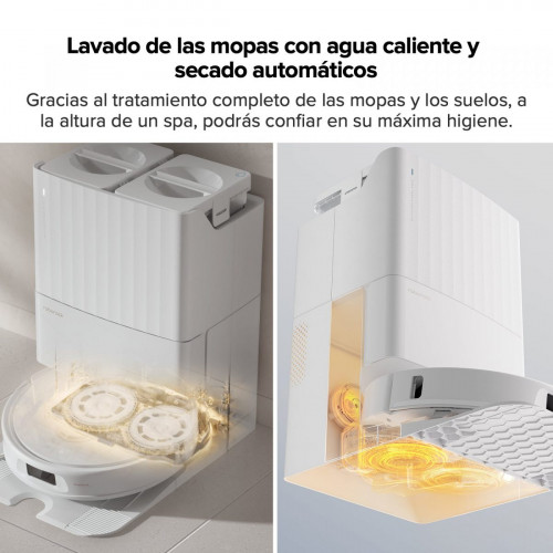 「Reacondicionado – 90 % como nuevo」Roborock Qrevo Pro Robot Aspirador y Fregasuelos con Estación Multifuncional 2.0