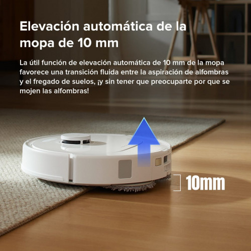 「Reacondicionado – 90 % como nuevo」Roborock Qrevo S Robot Aspirador y Fregasuelos con Estación Multifuncional