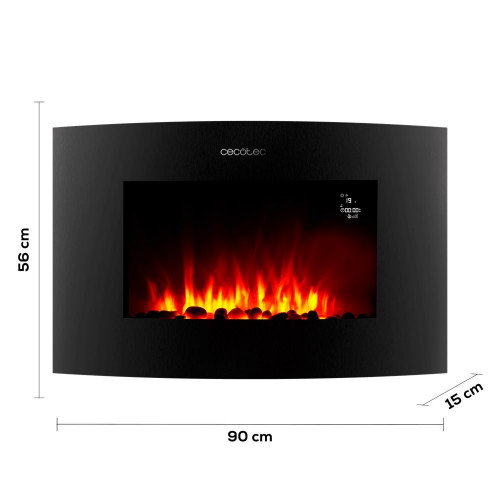 ReadyWarm 3560 Curved Flames Connected