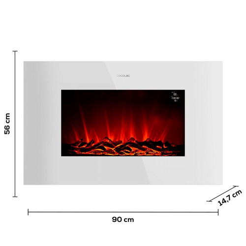ReadyWarm 3590 Chimney Connected White