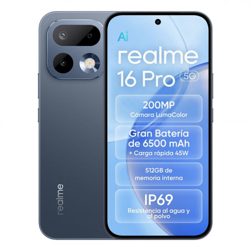 Realme 16 Pro 5G - 256GB - 8GB Gris