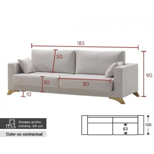 REBAJAS Sofá de tela Sarai de HOME