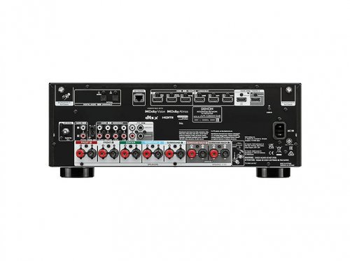 Receptor AV - DENON AVR-X2800 H BK, 7.2 canales, Negro