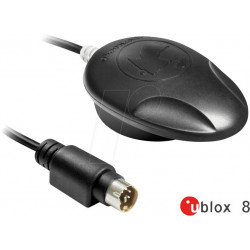 Receptor GPS, u-blox 8, serie MD6, 5 m..