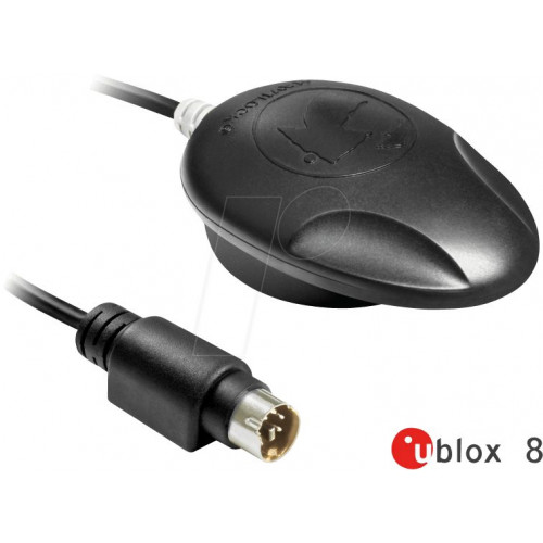 Receptor GPS, u-blox 8, serie MD6, 5 m..