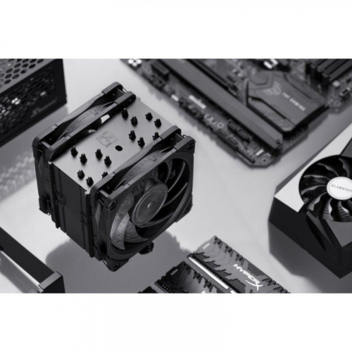 Refrigeración Aire Noctua Socket Multi-Socket 120mm NH-U12A chromax.black Negro SSO-Bearing Doble Torre PWM
