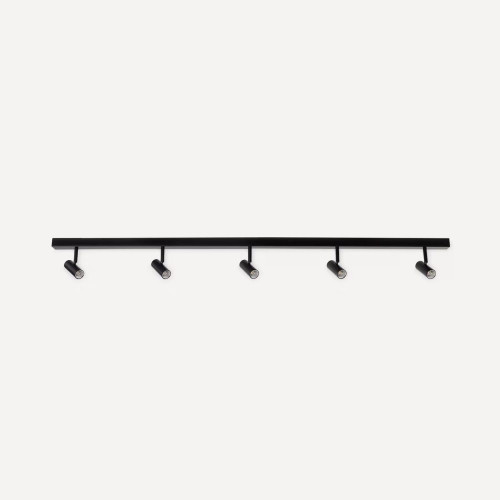 Regleta LED con 5 focos Omari Nordlux Negro