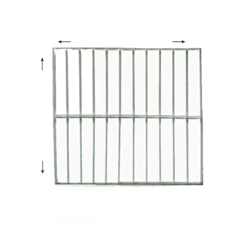 Reja antirrobo ajustable galvanizada de 165 x165 cm
