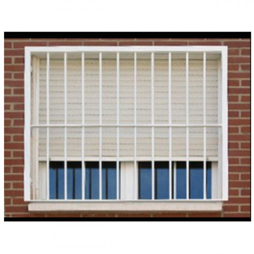 Reja blanca anti-robo ajustable (ancho y alto) desde 95X95CM a 165X165CM