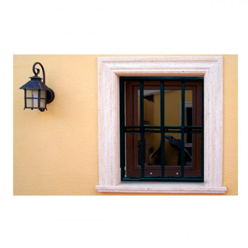 Reja negra anti-robo ajustable (ancho y alto) desde 55X55cm a 100X100cm