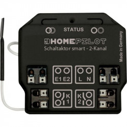 Relé Wi-Fi Homepilot Actuador 2 canales Control iluminación Empotrable