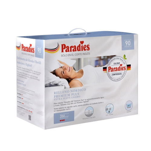Relleno nórdico nivel térmico 3 fibra Premium Plus Extrasuave Paradies