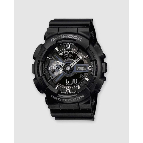 Reloj de hombre Casio G-SHOCK GA-110-1BER Luz LED automática Antimagnético Cronómetro Negro