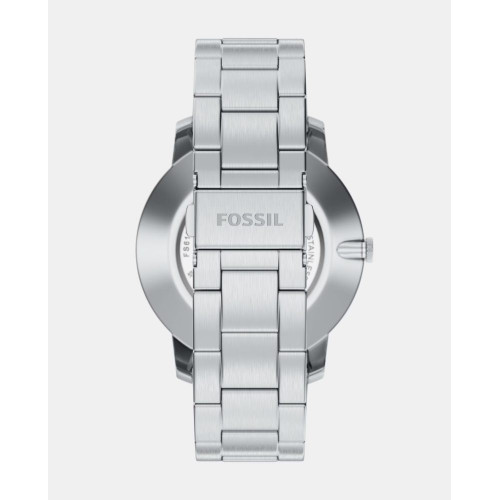 Reloj de hombre everett chronograph de acero inoxidable Plateado