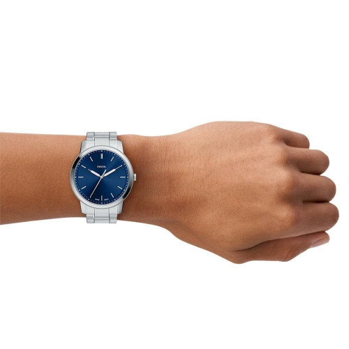 Reloj de hombre everett chronograph de acero inoxidable Plateado