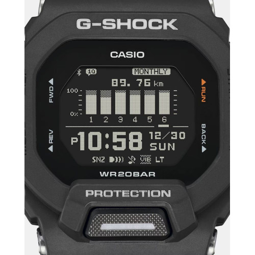 Reloj de hombre G-Shock Sports GBD-200-1ER de plástico gris grafito Gris
