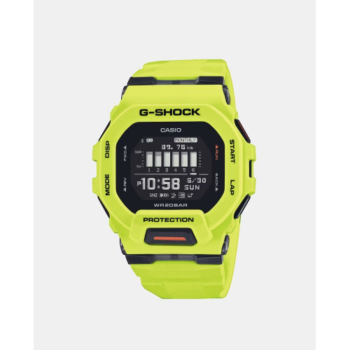 Reloj de hombre G-Shock SportsGBD-200-9ER de plástico amarillo flúor Amarillo