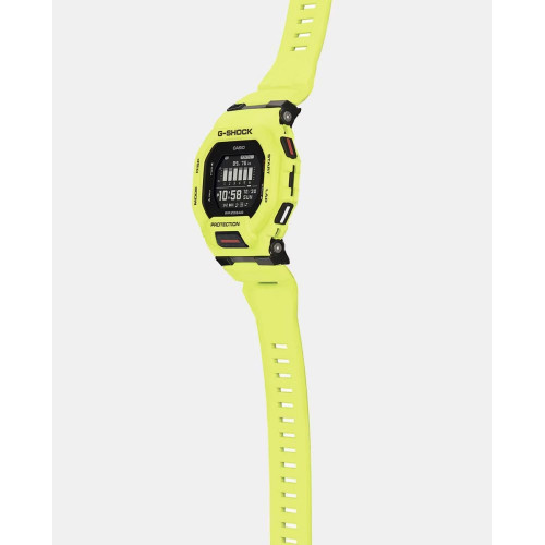 Reloj de hombre G-Shock SportsGBD-200-9ER de plástico amarillo flúor Amarillo