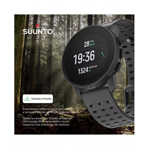 Reloj GPS 9 Peak Pro Suunto Negro