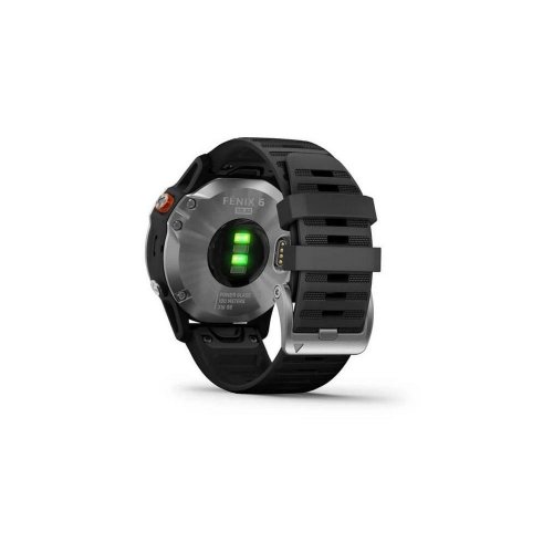Reloj Pulsera Garmin Fenix 6 Solar Plata/Negro 47MM GPS