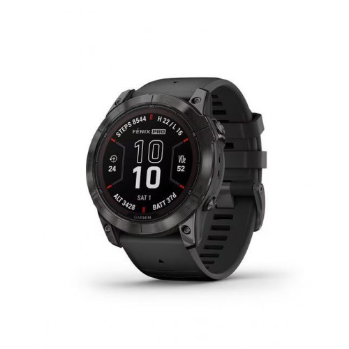 Reloj smartwatch Fenix 7X Pro Zafiro Solar Garmin Gris / Negro