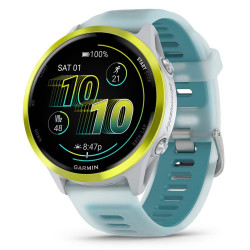 Reloj smartwatch unisex Forerunner 570 47mm Blanco/Amarillo Garmin Blanco / Amarillo