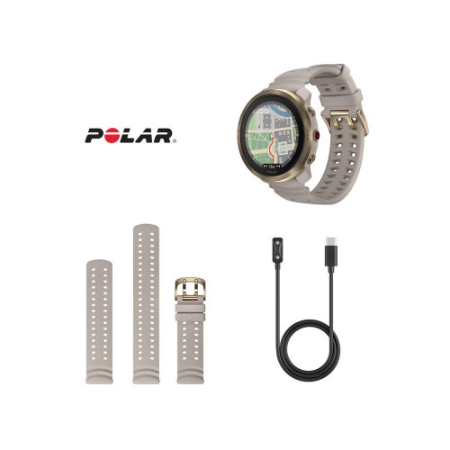 Reloj Smartwatch Vantage M3 S/L Polar Gris / Dorado