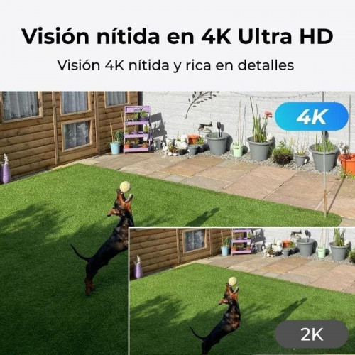 Reolink Cámara Wi-Fi con Batería y Doble Lente en 4K, Zoom de 6X y Seguimiento Automáticos