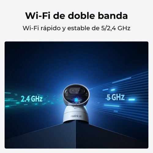 Reolink Cámara Wi-Fi con Batería y Doble Lente en 4K, Zoom de 6X y Seguimiento Automáticos