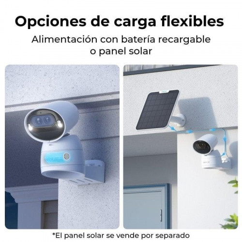 Reolink Cámara Wi-Fi con Batería y Doble Lente en 4K, Zoom de 6X y Seguimiento Automáticos