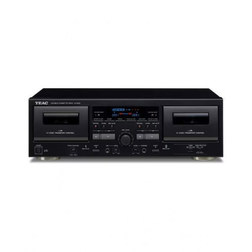 Reproductor de cassette Teac W-1200-B Black Negro
