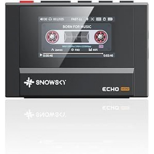 Reproductor MP3 FiiO Echo MINI 8GB Bluetooth 5.3 Salidas 3.5mm/4.4mm Negro