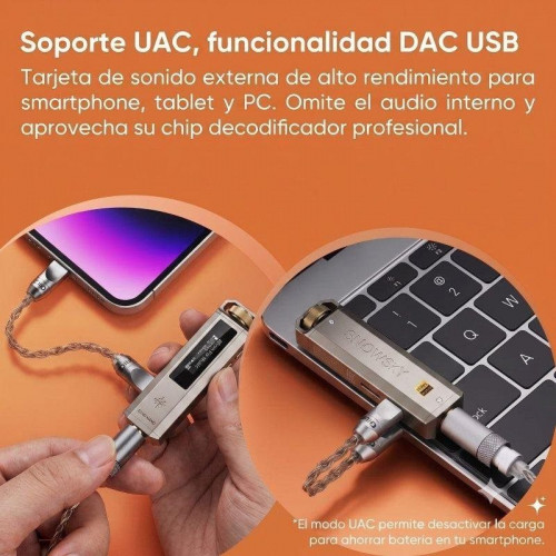 Reproductor portátil música Hi-Res FiiO Snowsky ECHO NANO DAC CS43131