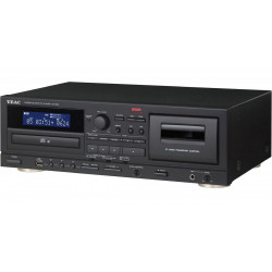REPRODUCTOR TEAC AD-850-SE CD CASSETTE USB NEGRO