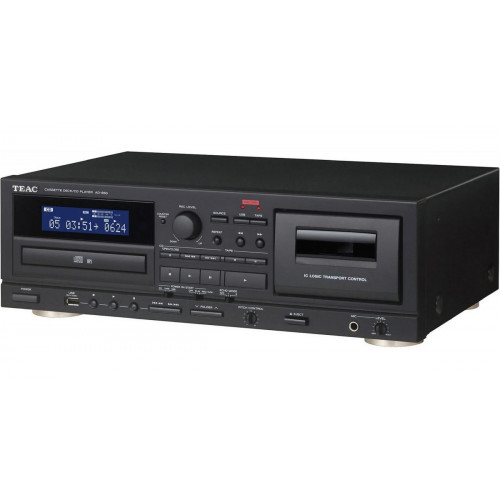 REPRODUCTOR TEAC AD-850-SE CD CASSETTE USB NEGRO