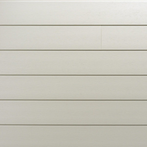 Revestimiento de pared decorativo efecto madera de PVC Dumaclin Cream crema apto para exterior 240x18.5cm