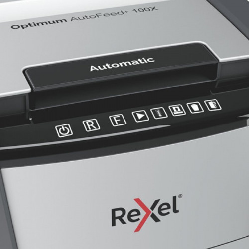 Rexel Optimum AutoFeed 100X Destructora de Papel Automática Corte en Partículas