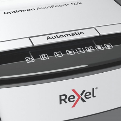Rexel Optimum AutoFeed 50X Destructora de Papel Automática Corte en Partículas
