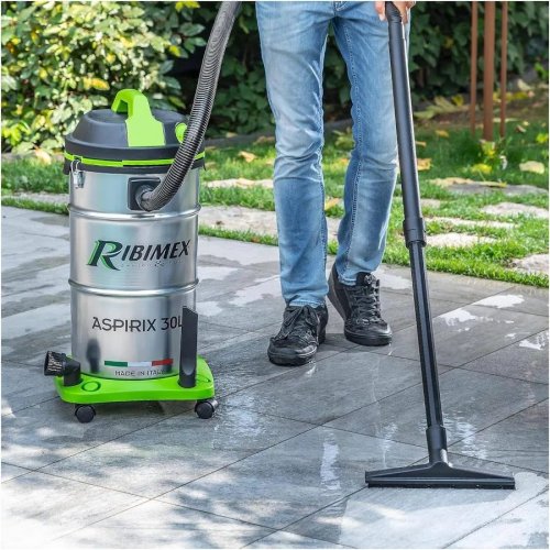 Ribimex Aspirador con Depósito de Agua Y Polvo 30l 1200w