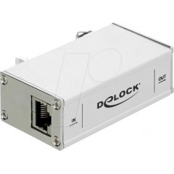 RJ45 Network Surge Protector, 10G, DIN Rail Mount