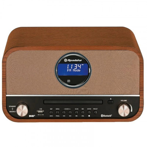 Roadstar HRA1782ND+BT Microcadena Vintage CD/Bluetooth/AUX/USB Madera