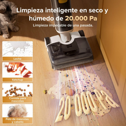 Roborock F25 GT Gen 2 (F25 RT Gen 2): aspiradora en seco y húmedo inteligente para una limpieza sin enredos