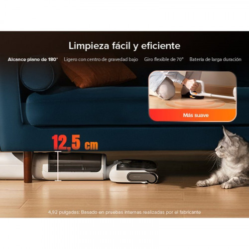 Roborock F25 RT Aspiradoror Seco Y Húmedo Sin Cable Blanco